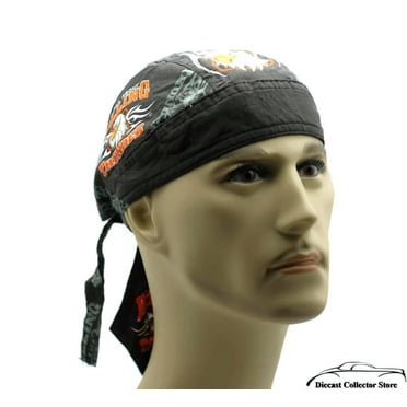 Thick HEAVY DUTY Skeleton Bone Doo Du Rag Head Wrap Bandana Skull Cap Biker Thick HEAVY DUTY Skeleton Bone Doo Du Rag Head Wrap Bandana Skull Cap Biker